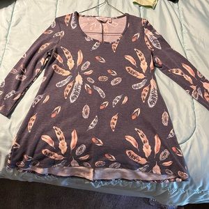 Blue long sleeve shirt